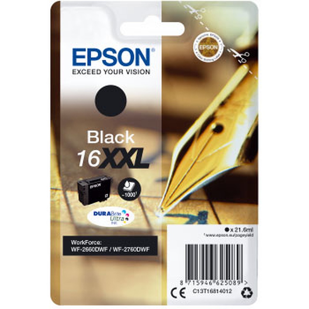 EPSON T1681 Bk STYLO A PLUME NOIR