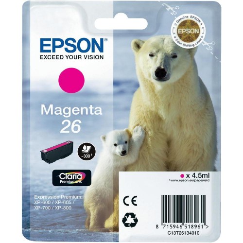 [C13T26134012] EPSON T2613 M OURS POLAIRE MAGENTA