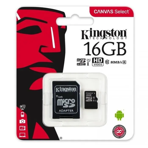 [CARTE SD 16G] KINGSTON SD 16 Go